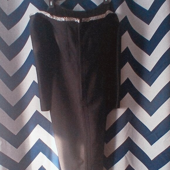 Fashion Nova Black Bandage Midi Dress (L) - Picture 4 of 4